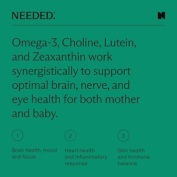 Needed. Prenatal Multi Essentials & Vegan Omega-3 Virtual Bundle | Comprehensive Pregnancy & Postpartum Support