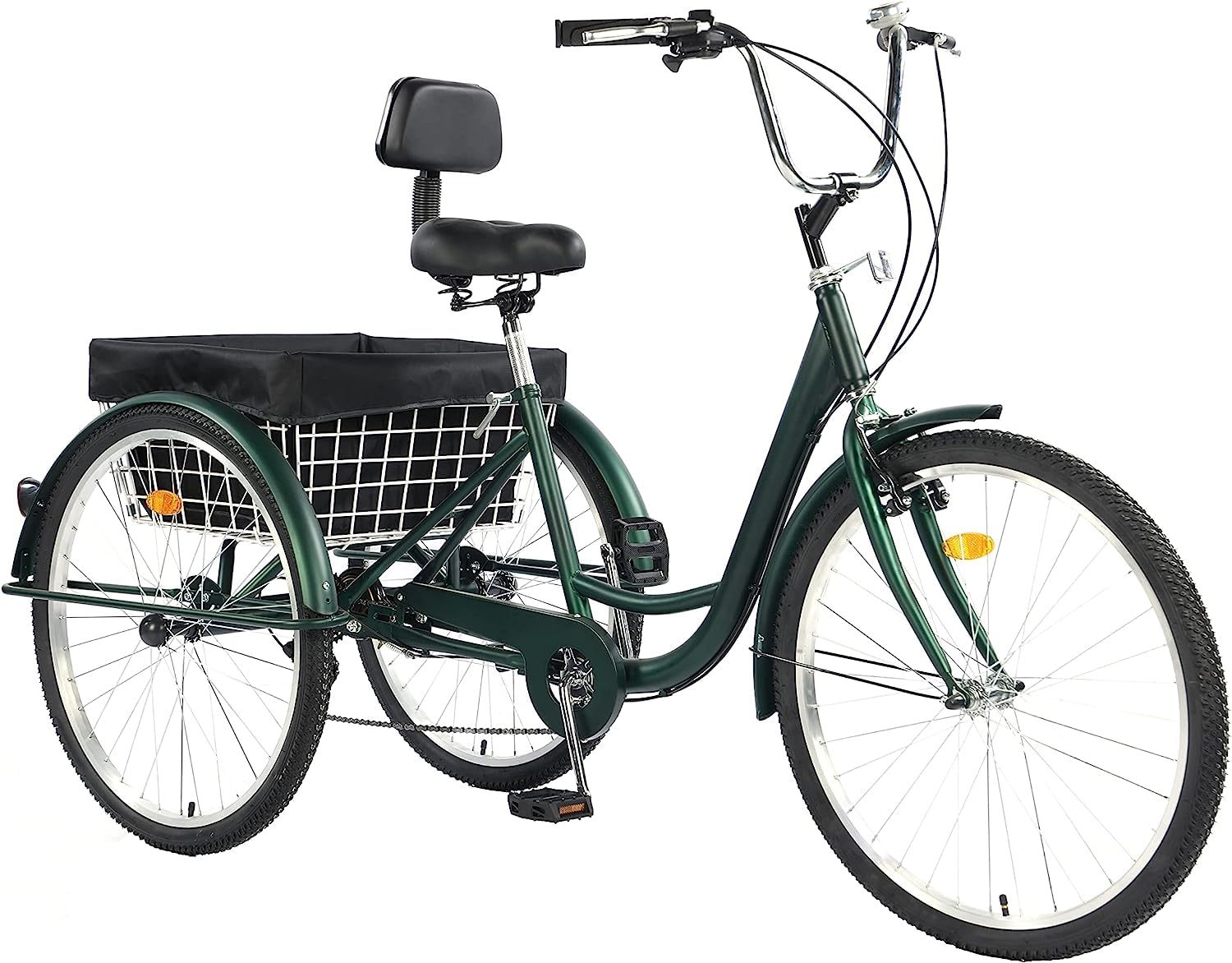 Amazon.com : PYJJZU 26 inch 3 Wheeled Bike, 7 Speed 3 Wheel Adult