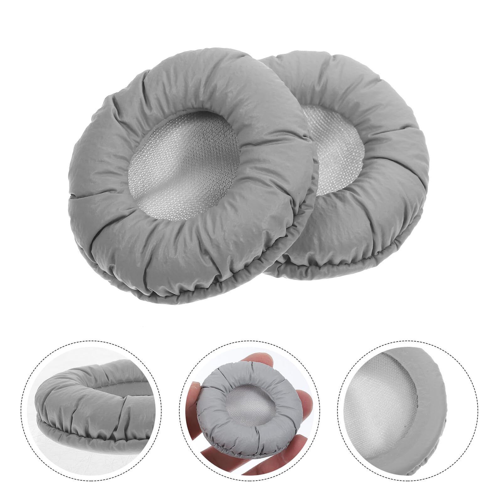 2 Pièces Coussinets de Rechange pour Casque Audio de Coussinets Écouteurs Confortables et Résistants Housses Oreille Compatibles pour Modèles WHXM et WH-CHN Faciles à Installer