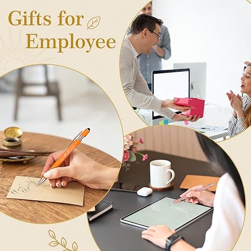 Miniatura 6 de SATINIOR 20 juegos de regalos de agradecimiento, regalos de agradecimiento para empleados, regalo de agradecimiento al personal, 20 diarios de cuero