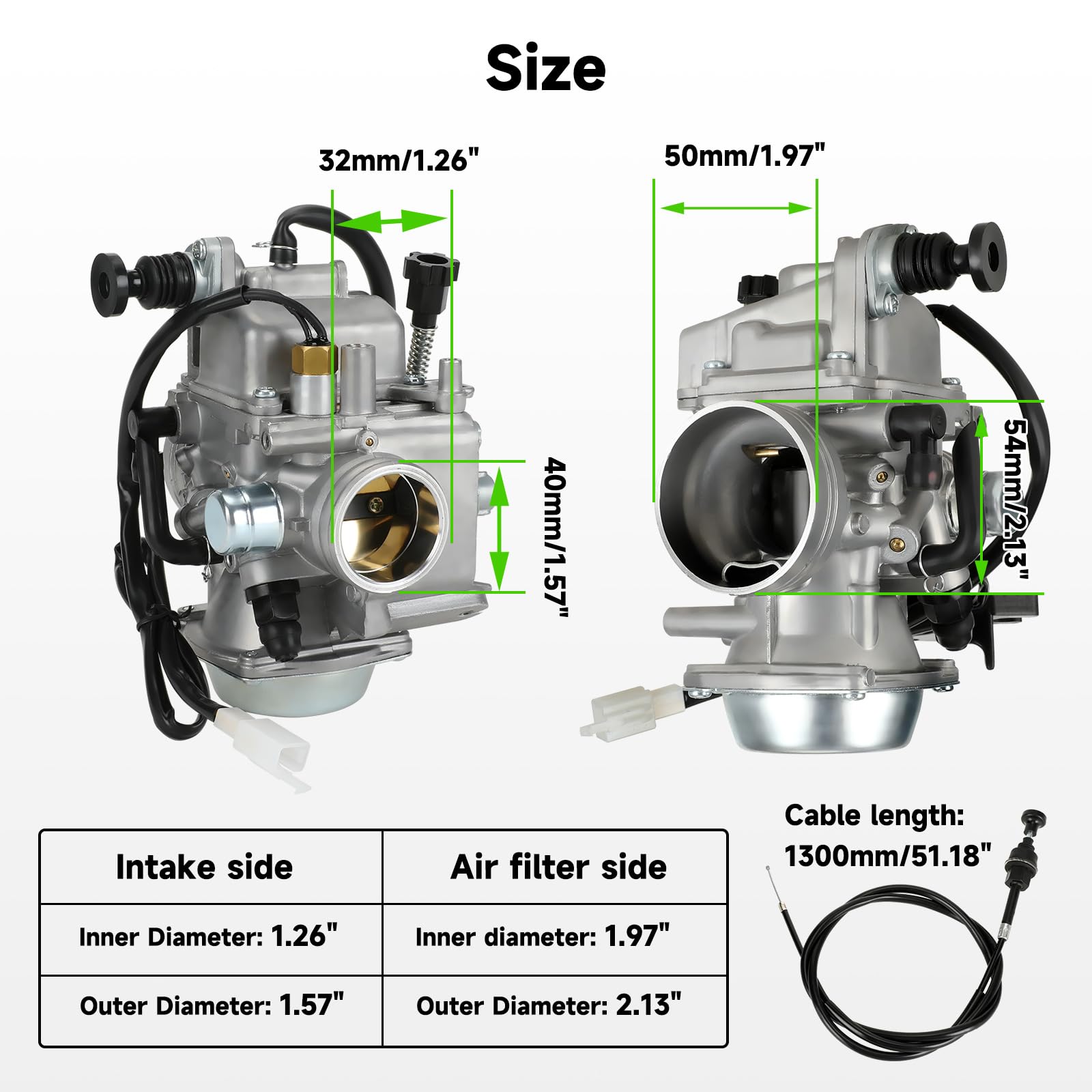 NICHE Carburetor Assembly For Honda Four Trax Rancher TRX300 TRX350 16100-HN5-673 In Kenya | Carburetors - Foto 9