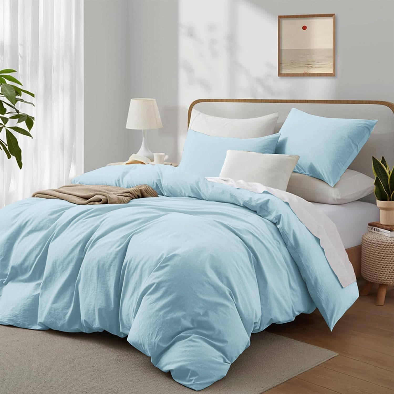 Gezu Muslin Spannbettlaken 140x200cm Rosa Hellrosa 100% Baum