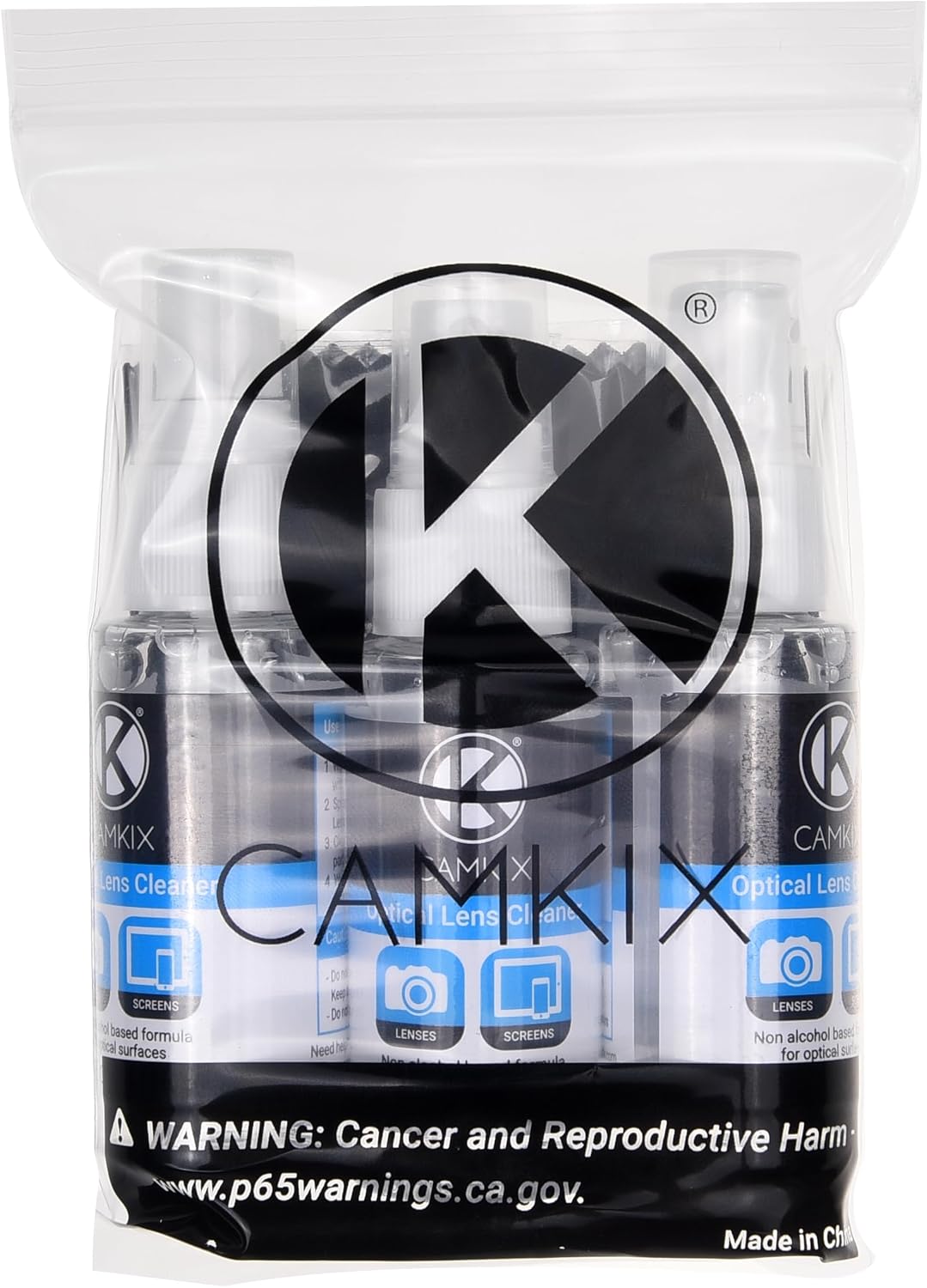 Набор Camkix для чистки объектива и экрана чистящий спрей салфетка из микрофибры идеально подходит для чистки объектива цифровой зеркальной фотокамеры