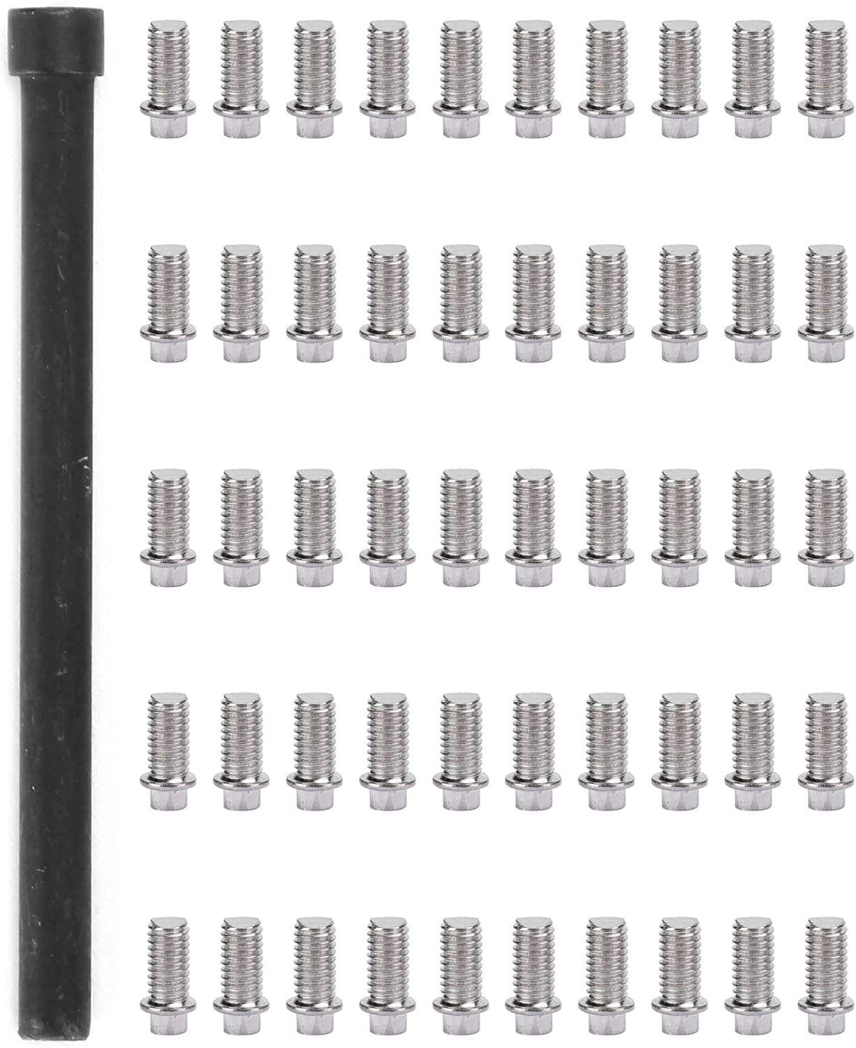 RC Screw Kit, Durable Stainless Steel M3 Screws, 50Pcs Beadlock Wheel Fasteners for RC Enthusiasts Off-Road Crawling and Maintenance