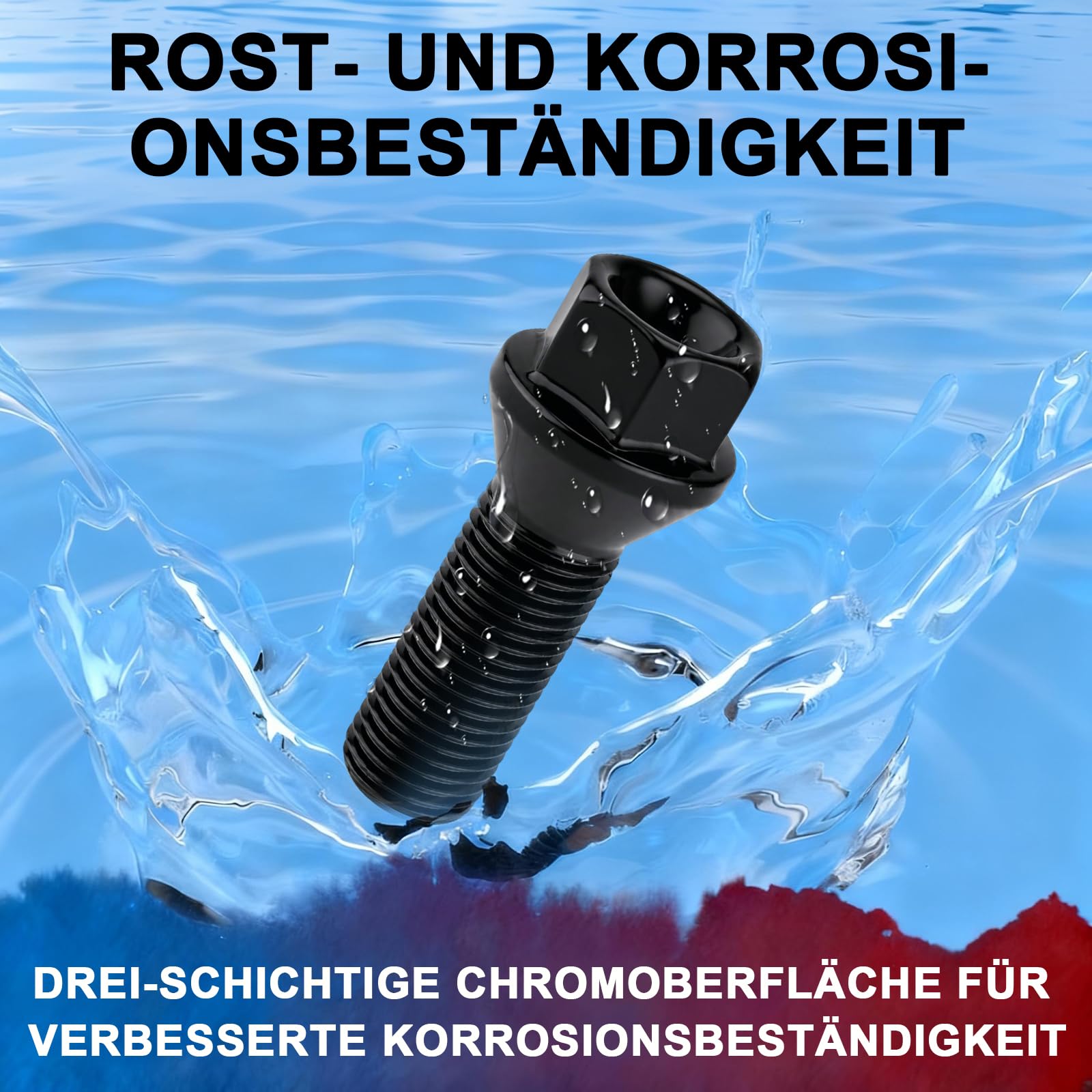 20x Radschrauben und Muttern kompatibel mit M12x1,5:1er E81 E87 3er E21 E30 E36 E46 E90 5er E12 E28 E34 E60 E61 6er E24 E64 1975-2017 610-574 36136781150