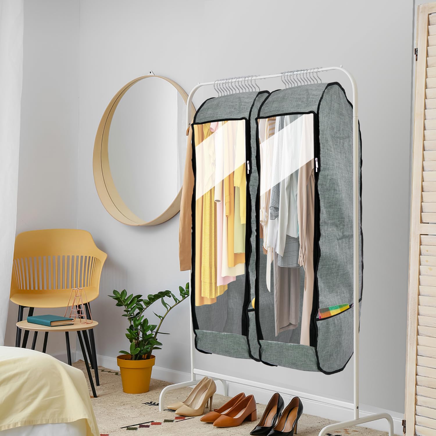 Garment Bag Clothes Rack Cover Ikea Dvkptbk Hanging Garment Bags