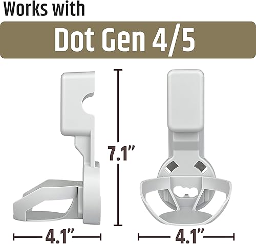 Miniatura 5 de ] Soporte de pared para Dot 4ª y 5ª generación y Hopestar H52, soporte de suspensión de salida con gestión de cables integrada, sin taladrar