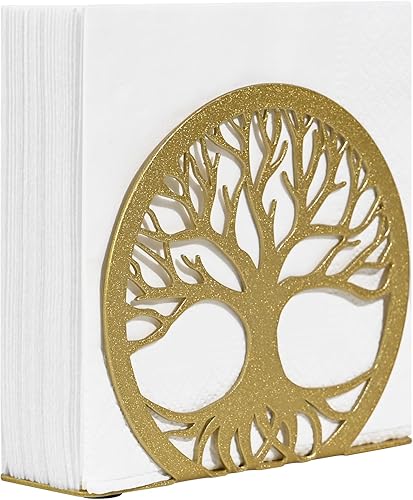 Miniatura 9 de MSJGA Servilletero para mesa de comedor, servilletero vertical de acero inoxidable para cocina y encimera, moderno soporte de papel de metal negro