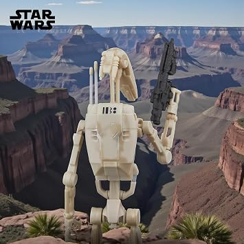 Star Wars 6 Black Series STAP & Battle Droid
