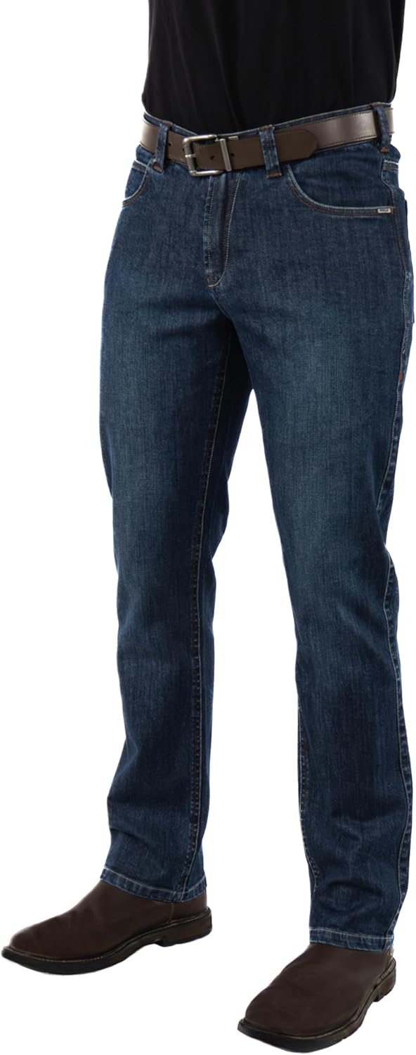 Percha FR Jeans FR Pants for Men Flame Resistant Stretch Jeans NFPA2112/CAT2 FR Pants for Men FR Work Jeans