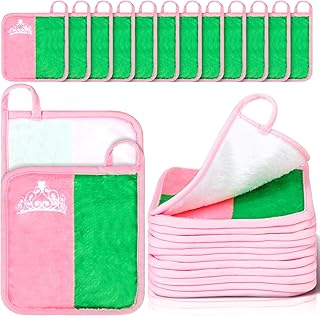 Breling Paño removedor de maquillaje rosa y v...