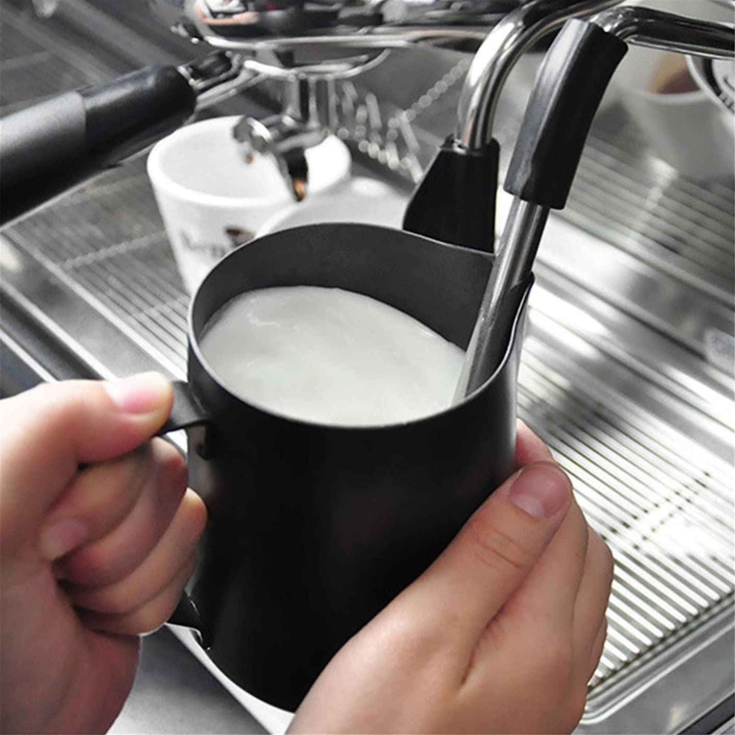 Kubek do spieniania mleka, Dzbanek na mleko, dzbanek z powłoką nieprzywierającą, espresso, kawa, Barista Craft Latte, 350/600 ml