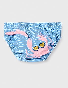 Costume Da Bagno Pannolino Con Protezione UV Per Bambini - Unisex, Design Farfalle - Foto 5