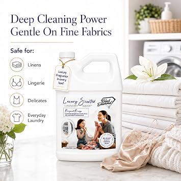 Bergamot Breeze Luxury Scented Laundry Wash, 1 Gallon