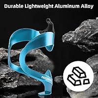 Vista 3 de ROCKBROS Jaula y soporte para botella de agua de bicicleta de aluminio de aleación resistente ligera para bicicleta de carretera y montaña