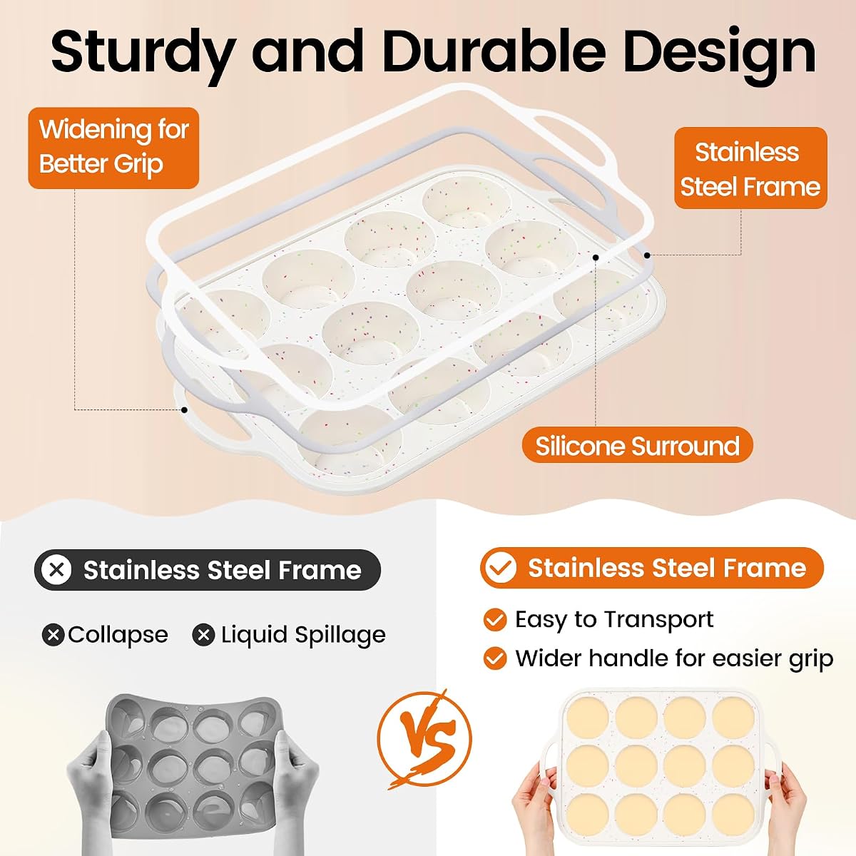 Gir Premium Silicone Muffin Pan view 3