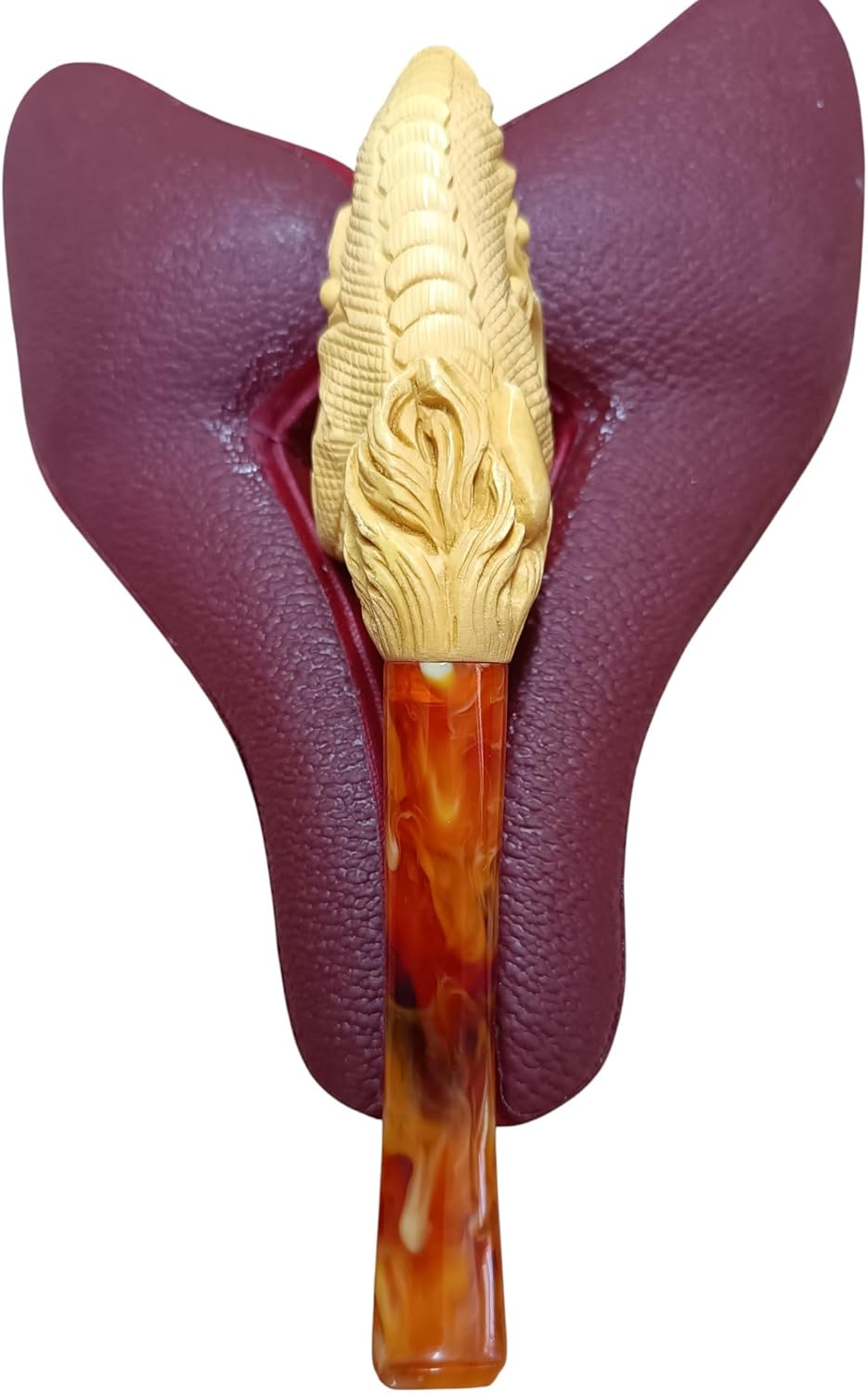 Block Meerschaum Predatory Eagle Claw Pipe