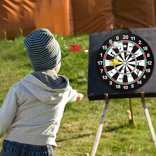 Miniatura 7 de Bennol 14 PCS Double-sided Magnetic Dart Board Toys for Kids Boys, Kids Dart Board Toys Gifts for 3 4 5 6 7 8 9 10 11 12 Year Old Boys Kids, Indoor