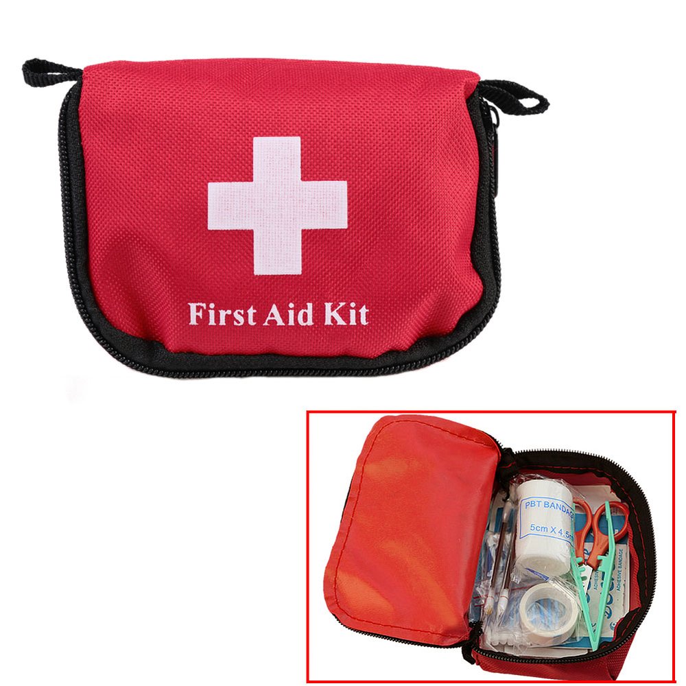 Mini Outdoor Camping Hiking Survival Travel Emergency First Aid Kit Bag