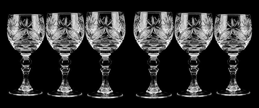 Amazon.com | Neman WG6701, Set of 6 Russian Vintage Crystal Cut