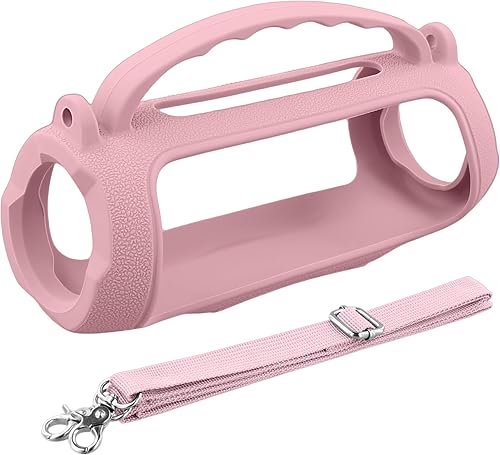 Miniatura 11 de Funda de silicona compatible con JBL Charge 5 portátil impermeable Bluetooth altavoz (funda de silicona negra) Negro cubierta,azul