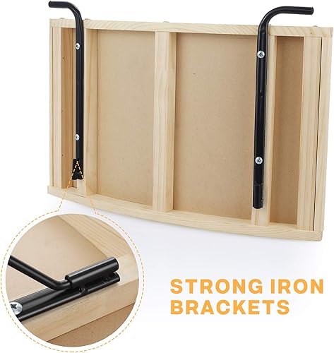 Miniatura 5 de Pecute Perca rascador de sisal 2 en 1 para ventana de gato, hamaca para asiento de ventana con marco de madera maciza, soporte de hierro y ventosas