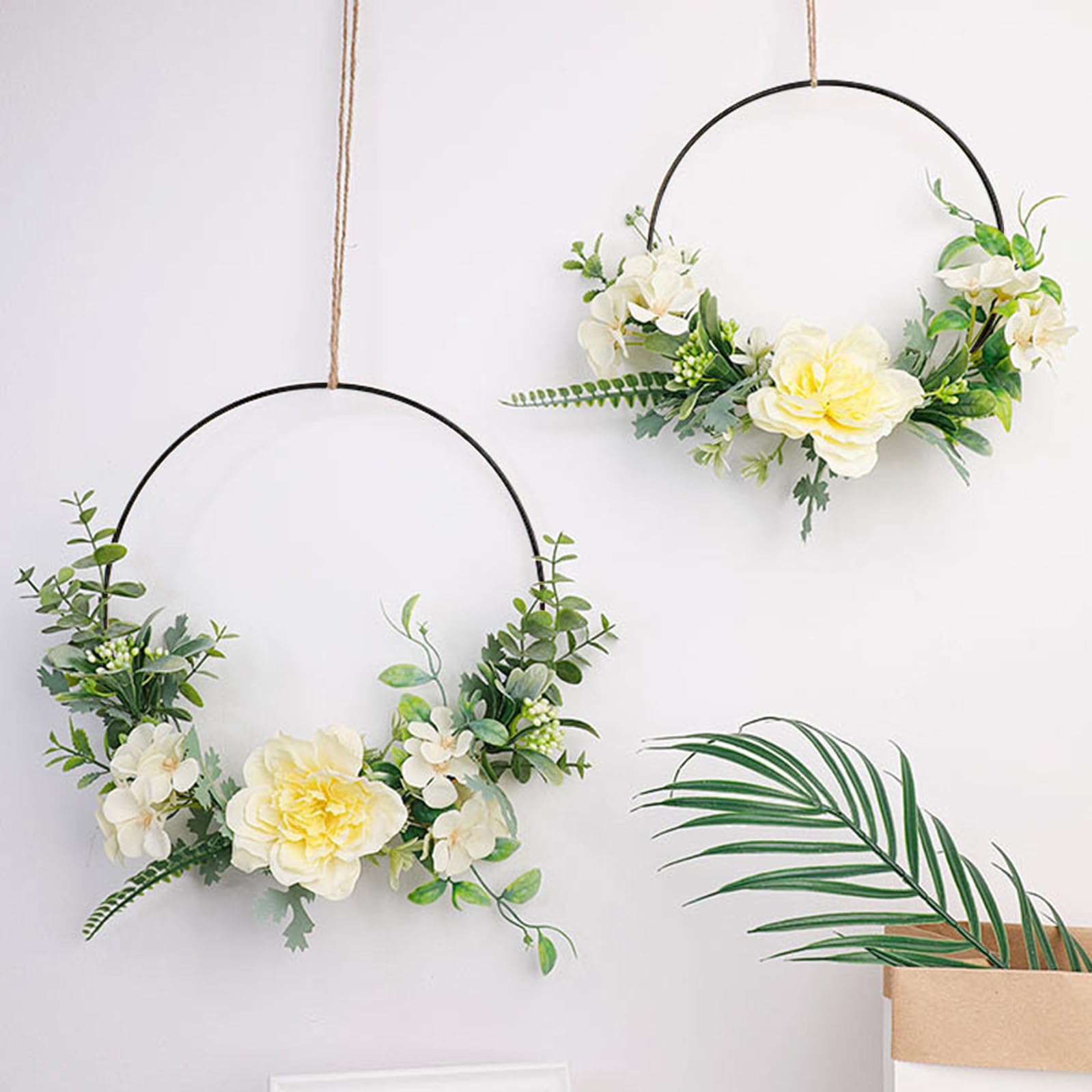 12 Anneaux Métalliques Noirs Pour DIY – 30 Cm – Pour Macramé, Attrape-rêves, Déco De Mariage Et Projets Créatifs