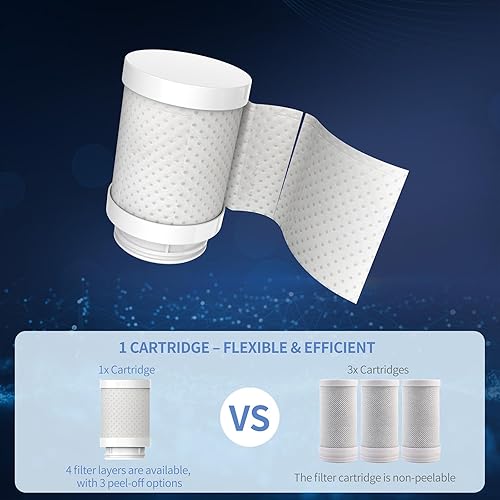 Miniatura 8 de HOMELODY Filtro de agua para grifo de fregadero 3.0  Pantalla LED mejorada de 3000  4000 L, filtro de grifo de agua que reduce el plomo, cloro,
