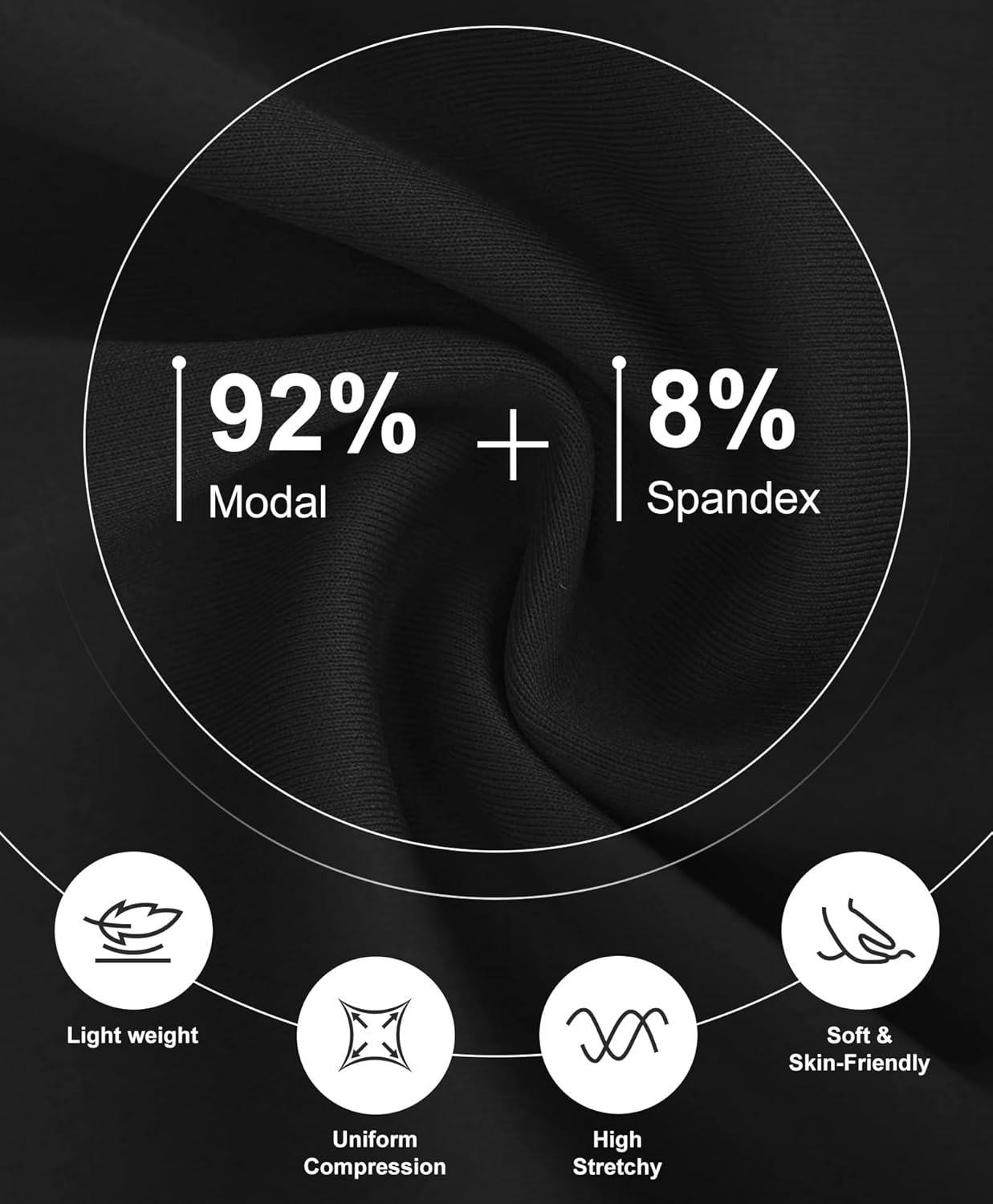 Popilush Backless Shaper Dress with Built in Shapewear Long Sleeve Midi Cocktail Dresses for Women - Image 4