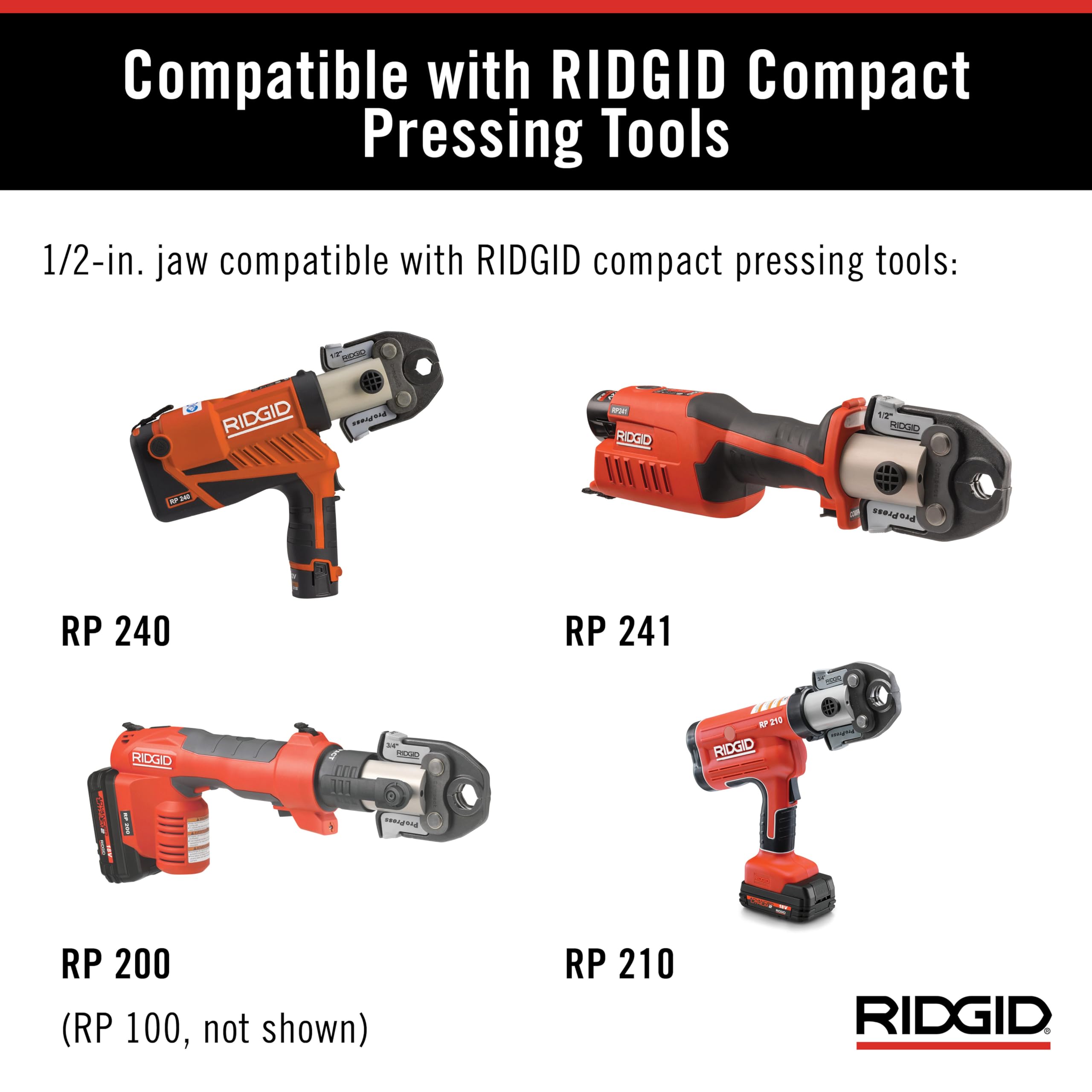 Ridgid 48433 1/2" MegaPress Jaw for Compact Press Tools — Amazon image 7