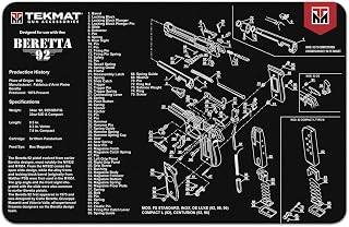 Tekmat Pistol Mat Beretta 92 Blk