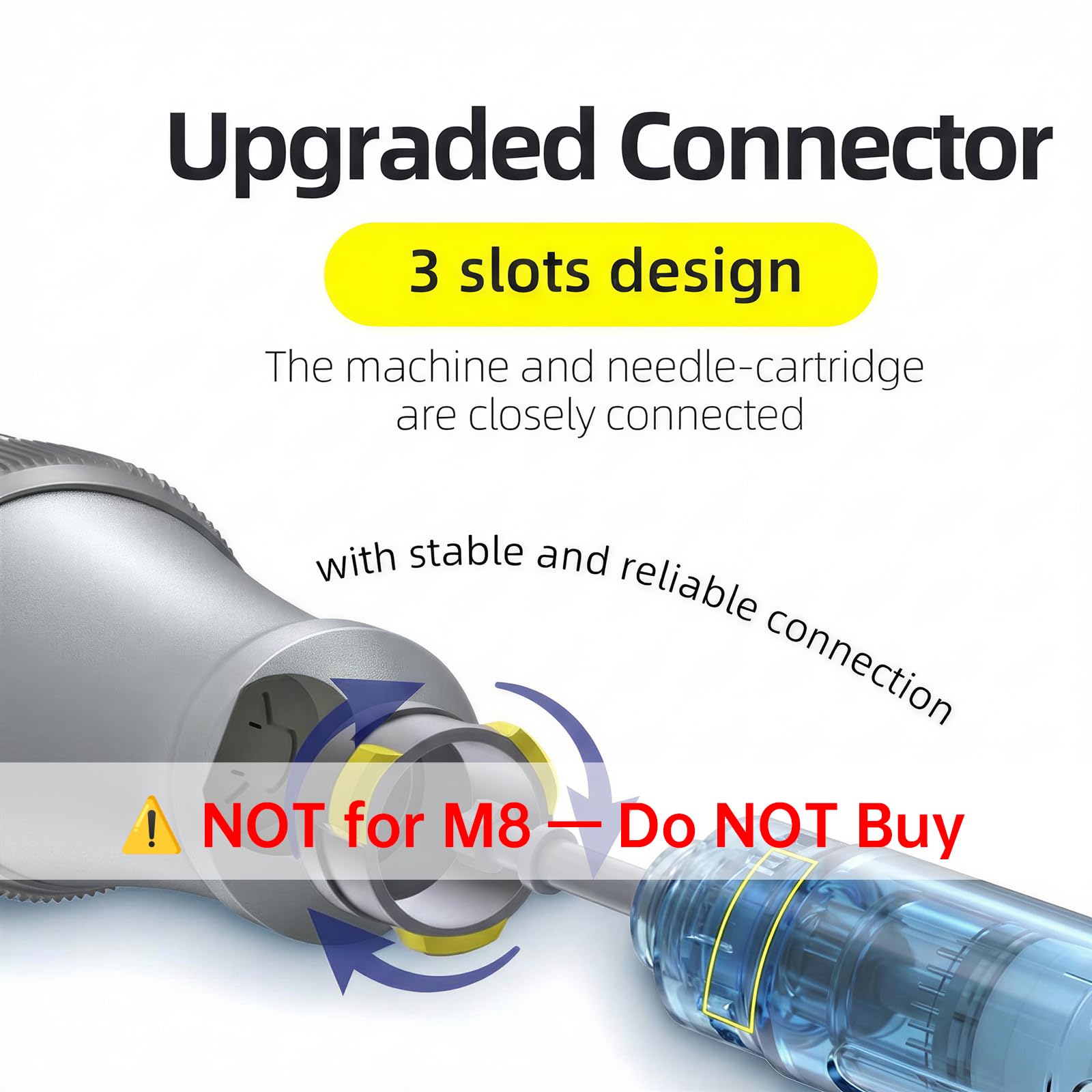 12 Pcs 0.25mm Microneedling Cartridges for Dr. Pen M8S, A11, A9 & A8S