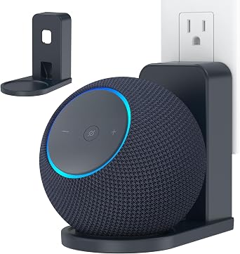 HomeMount Wall Mount for Dot Max & Nest Mini, Plug-in Graphite, 1 Mount