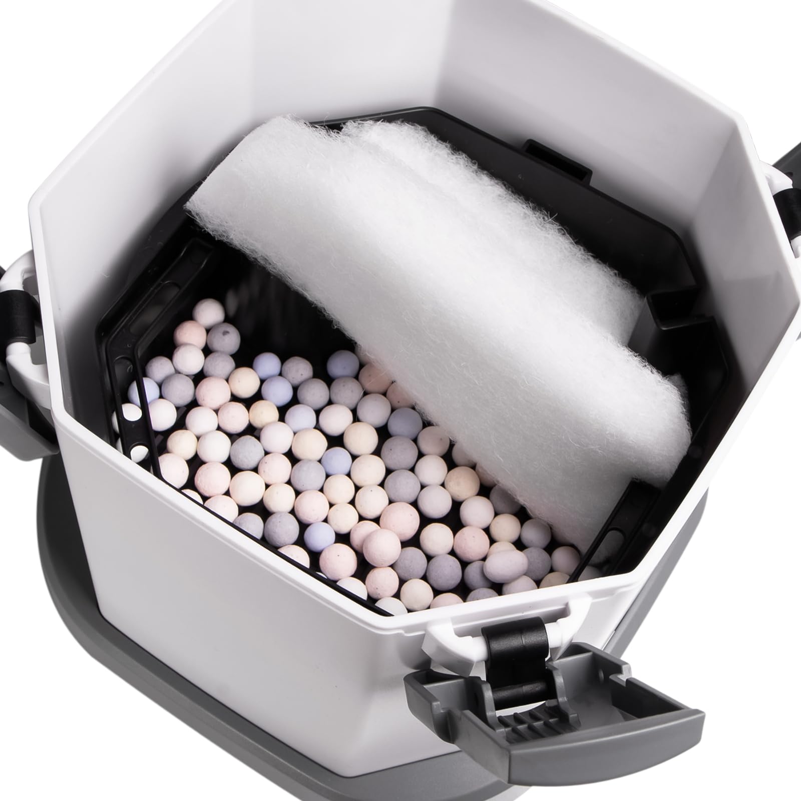 Fluxion Elite 1200 UVC PRO – Filtro Esterno per Acquario 100-250L con Lampada UV 9W, 3 Cestelli, Silenzioso, Regolazione Portata, Skimmer, Accessori Inclusi