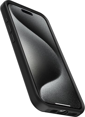 Miniatura 3 de OtterBox Funda para iPhone 15 Pro (solamente) Symmetry Series negro, ultra elegante, compatible con carga inalámbrica, bordes elevados que protegen