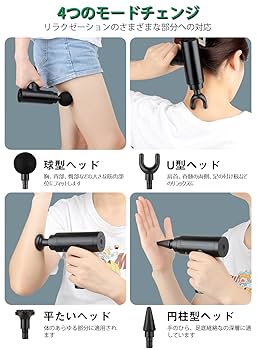 Amazon | smallemon 【2023革新】筋膜リリースガン MINI 軽量 6
