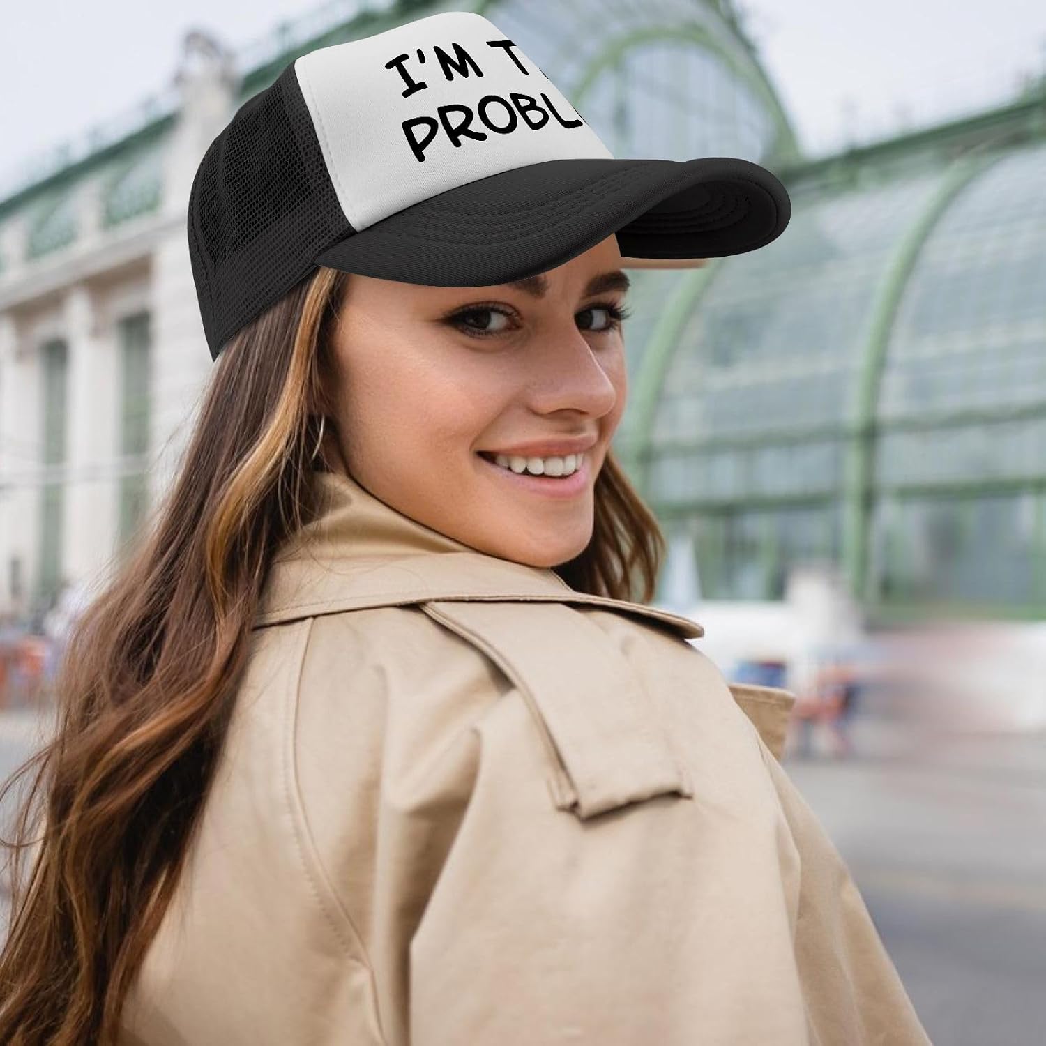 Funny Saying Baseball Cap, Adjustable Unisex Trucker Hat
