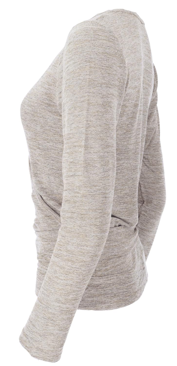 GURU SHOP Damen Wickelshirt Yogashirt Pullover