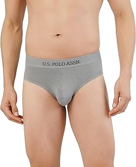 U.S. POLO ASSN. Men Modal Stretch Ultra Soft I702 Premium Briefs - Pack of 1