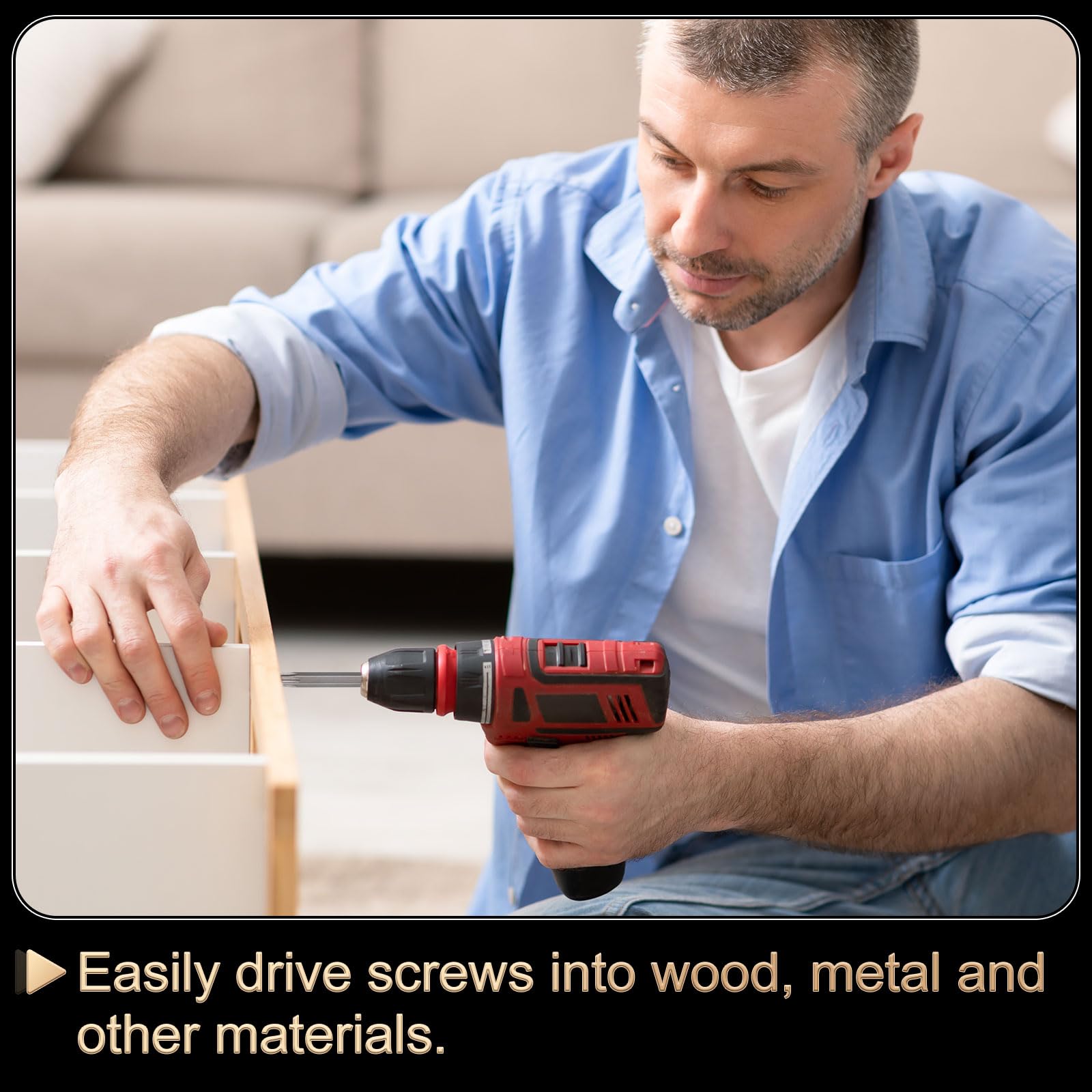 HARFINGTON 3pcs T7 Torx Head Screwdriver Bit 1/4