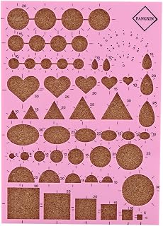 Pssopp Paper Quilling Tools Kit with Template Board, Slotted Pen and (Pink)