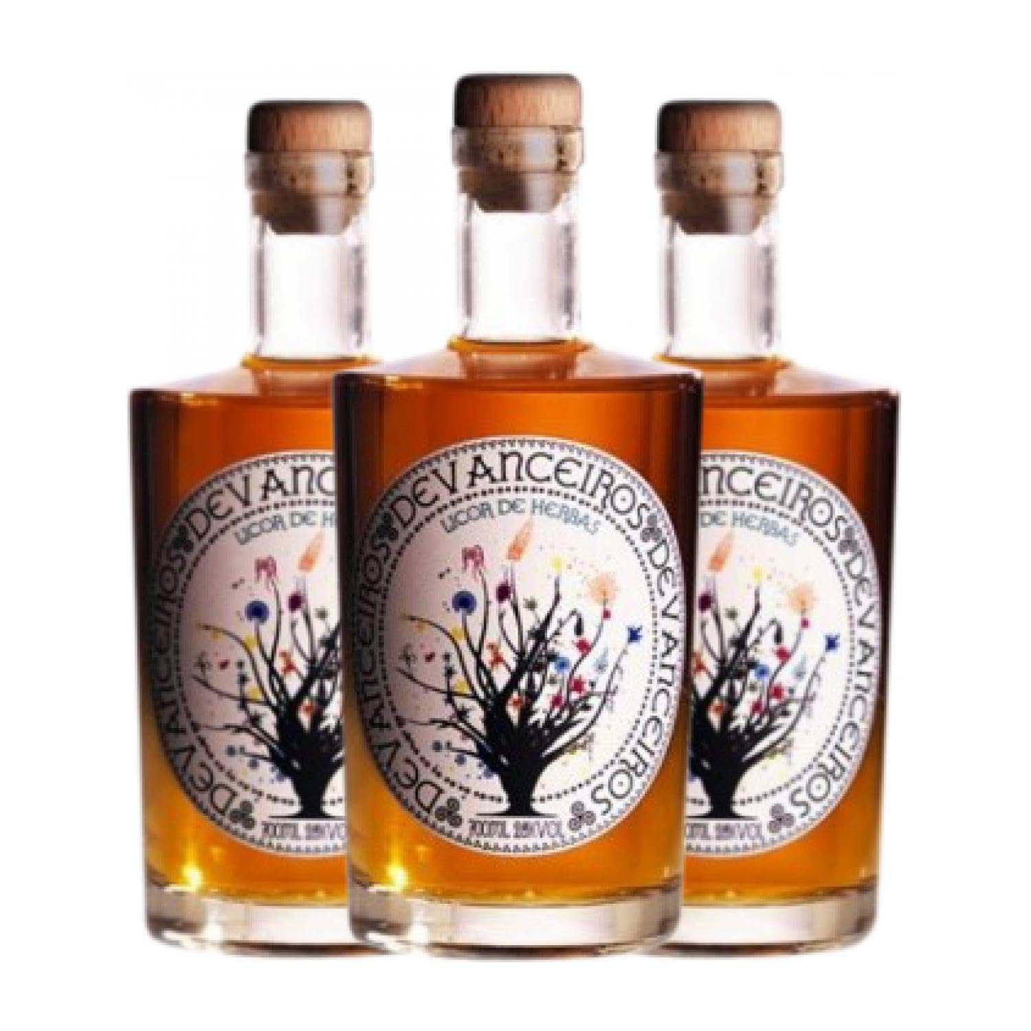 Licor de hierbas Nor-Iberica de Bebidas Devanceiros Hierbas 70 cl (Caja de 3 Botellas de 70 cl)