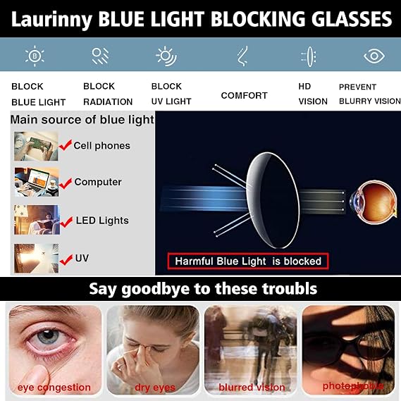 Blue Light Blocking Glasses Retro Hexagonal Metal Frame Trendy