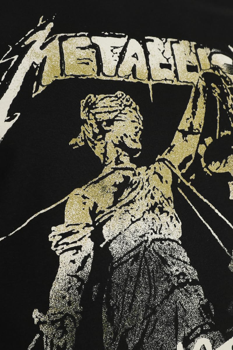 Metallica Amplified Collection - And Justice for all Uomo T-Shirt Nero 100% Cotone Regular