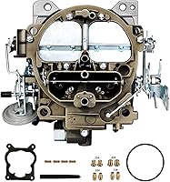 Liriuda Rochester Quadrajet 4BBL Carburetor 1901R 750 CFM Manual Choke for Chevy 327 350 396 427 454 V8 1966-1973