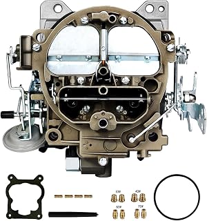Liriuda Rochester Quadrajet 4BBL Carburetor 1901R 750 CFM Manual Choke for Chevy 327 350 396 427 454 V8 1966-1973