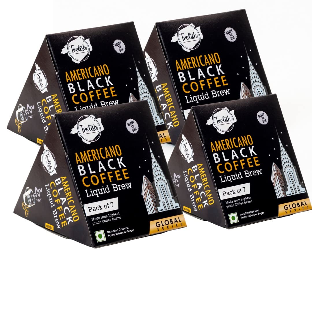 See full amazon price history chart for Trelish Americano Black Coffee Liquid Brew - Pack Of 4 | Each Box Serves 7 Cups |Instant Coffee Liquid | Medium Rost | Just Add Milk Or Water, 700 Gram Trelish Americano Black Coffee Liquid Brew - Pack Of 4 | Each Box Serves 7 Cups |Instant Coffee Liquid | Medium Rost | Just Add Milk Or Water, 700 Gram (B09DBMSKY8) Amazon Price History, Amazon Price Tracker