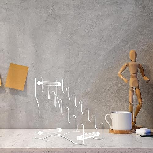 Miniatura 6 de HHUXIUE Soporte de exhibición de cuchillos, exhibición de cuchillos, vitrina de acrílico para cuchillos, adecuado para daga, EDC, mini cuchillo.