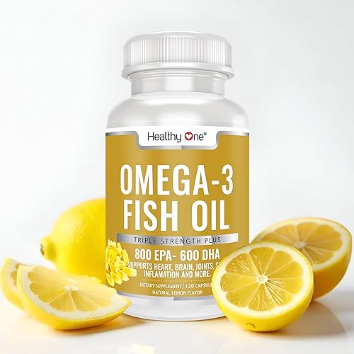 Aceite de pescado Omega 3 2000 mg - 1400 mg de ácidos grasos EPA y DHA - Colesterol - LDL HDL - Presión arterial - Circulación - Salud cardíaca -