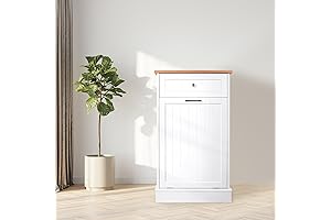 Wooden Trash Can Holder for Kitchen